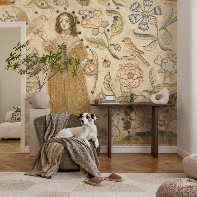 Mural de pared con estampado hermoso Naturaleza colorida