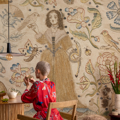 Mural de pared con estampado hermoso Naturaleza colorida