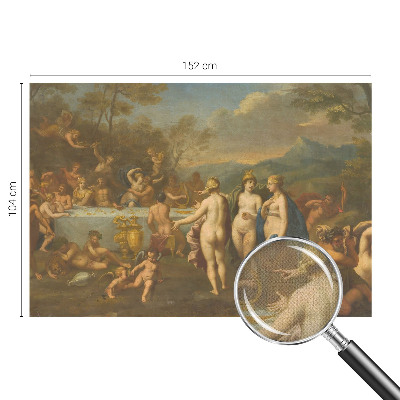 Fotomural decorativo para cabecero de cama Fiesta antigua