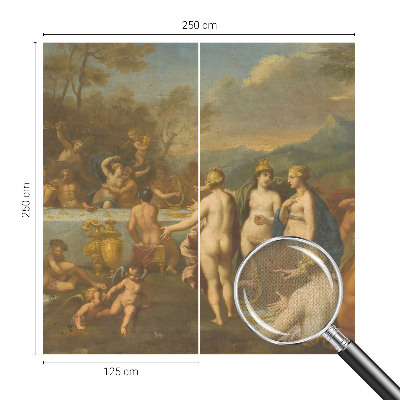 Fotomural decorativo para cabecero de cama Fiesta antigua