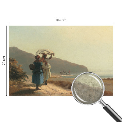 Papel mural texturado decorativo Un paseo por la costa