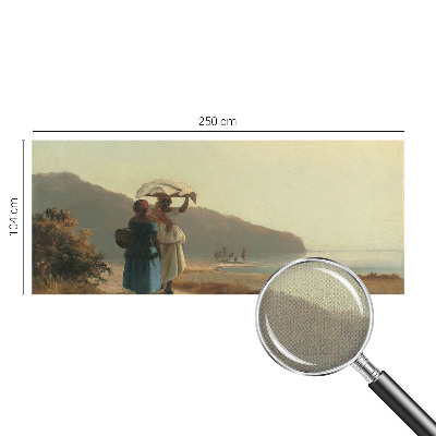 Papel mural texturado decorativo Un paseo por la costa