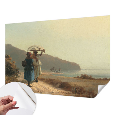 Papel mural texturado decorativo Un paseo por la costa