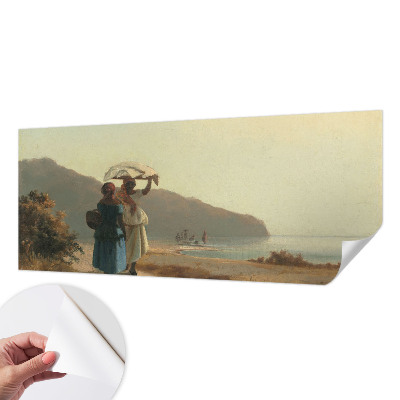 Papel mural texturado decorativo Un paseo por la costa