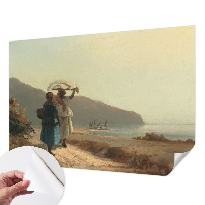 Papel mural texturado decorativo Un paseo por la costa