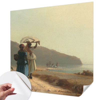 Papel mural texturado decorativo Un paseo por la costa