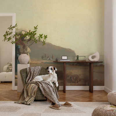 Papel mural texturado decorativo Un paseo por la costa