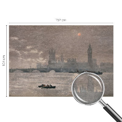 Papel mural con patrón decorativo Panorama nocturno