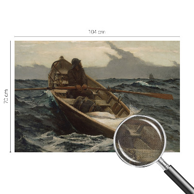 Papel mural texturado decorativo Pescador en el mar