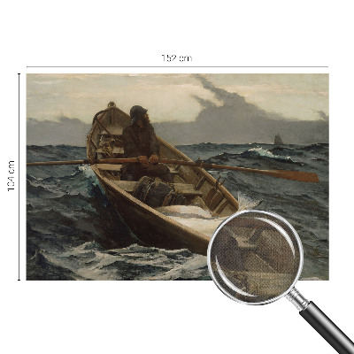 Papel mural texturado decorativo Pescador en el mar