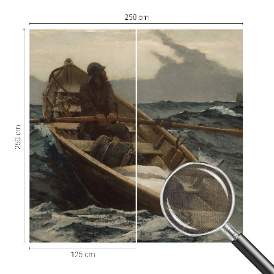 Papel mural texturado decorativo Pescador en el mar