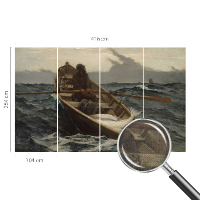 Papel mural texturado decorativo Pescador en el mar