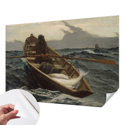 Papel mural texturado decorativo Pescador en el mar