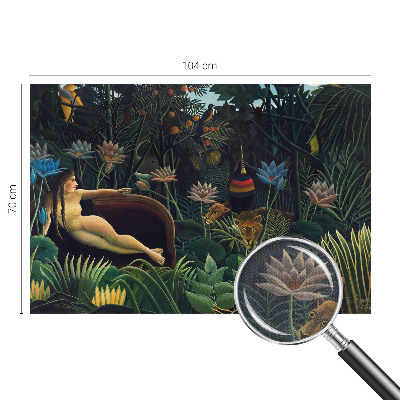 Fotomural decorativo para cabecero de cama Selva exótica