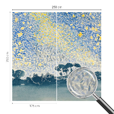 Mural de pared con estampado hermoso abstracción de estrella