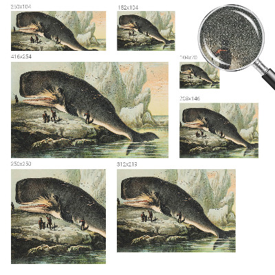 Papel mural texturado decorativo gigantismo marino