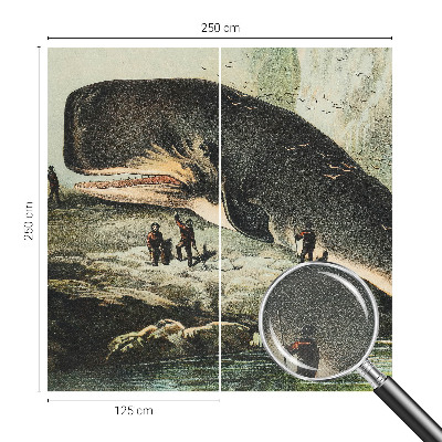 Papel mural texturado decorativo gigantismo marino