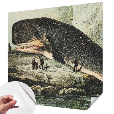 Papel mural texturado decorativo con diseño de gigantismo marino