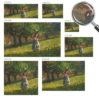 Fotomural decorativo para cabecero de cama Tarde de otoño