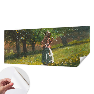 Fotomural decorativo para cabecero de cama con motivo 'Tarde de otoño' para transformar la habitación