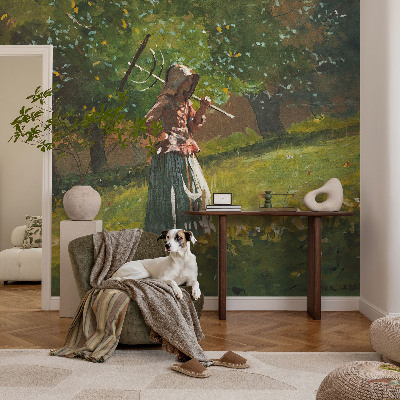 Fotomural decorativo para cabecero de cama Tarde de otoño