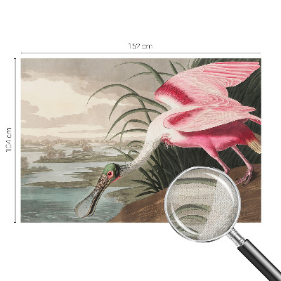 Papel mural con patrón decorativo Ave exótica