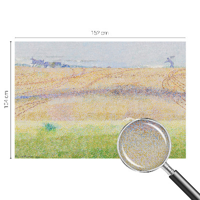 Mural de pared con estampado hermoso Campo de verano