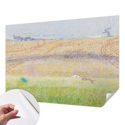 Mural de pared con estampado hermoso con motivo «Campo de verano»