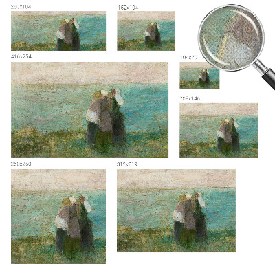 Papel mural texturado decorativo Reflejo junto al mar