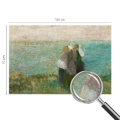 Papel mural texturado decorativo Reflejo junto al mar