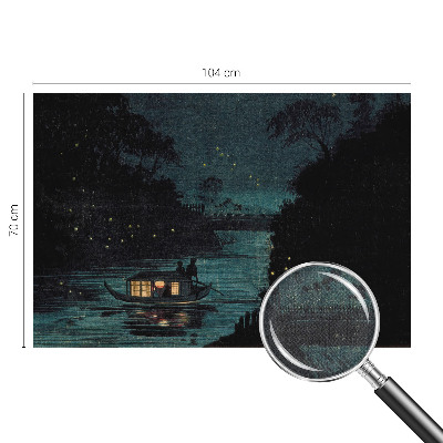 Mural de pared con estampado hermoso Luces del atardecer