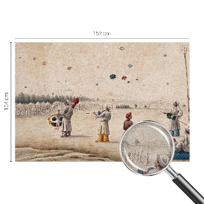 Papel mural texturado decorativo Cometas voladoras