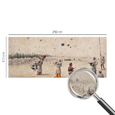 Papel mural texturado decorativo Cometas voladoras