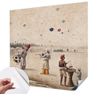 Papel mural texturado decorativo Cometas voladoras