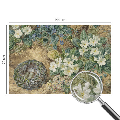 Fotomural decorativo para cabecero de cama Composición de primavera