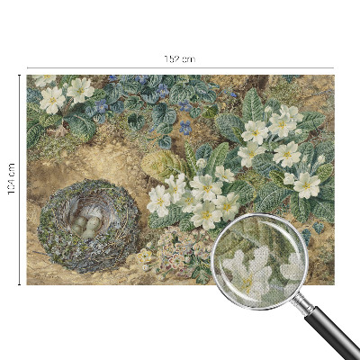 Fotomural decorativo para cabecero de cama con composición de primavera