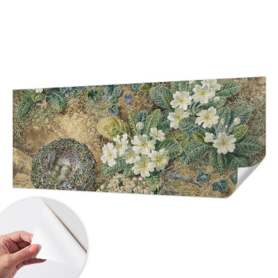 Fotomural decorativo para cabecero de cama con composición de primavera
