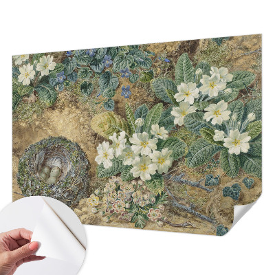 Fotomural decorativo para cabecero de cama Composición de primavera