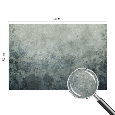 Papel mural texturado decorativo con motivo vegetal de estilo elegante