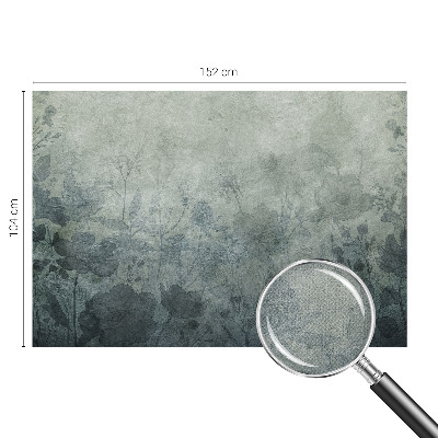 Papel mural texturado decorativo con motivo vegetal de estilo elegante
