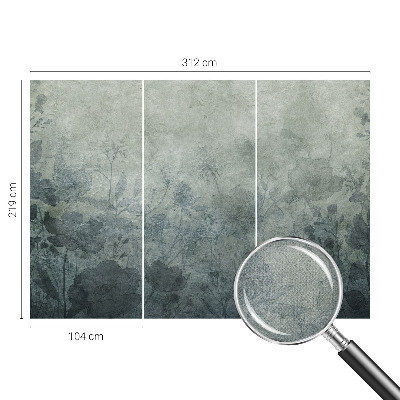 Papel mural texturado decorativo Elegancia vegetal