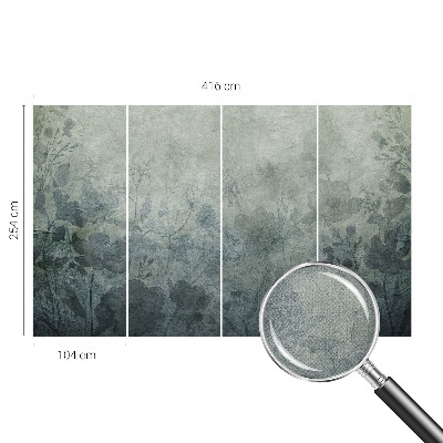 Papel mural texturado decorativo Elegancia vegetal