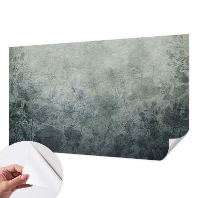 Papel mural texturado decorativo con motivo vegetal de estilo elegante
