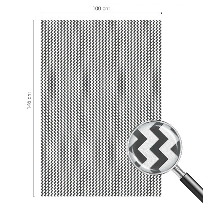 Vinilo para ventanas motivo vitral Patrón en zigzag