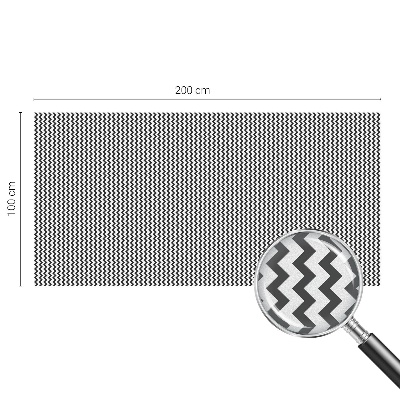 Vinilo para ventanas motivo vitral Patrón en zigzag