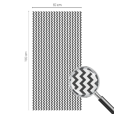 Vinilo para ventanas motivo vitral Patrón en zigzag