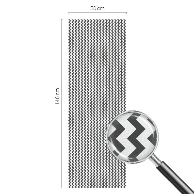 Vinilo para ventanas motivo vitral Patrón en zigzag