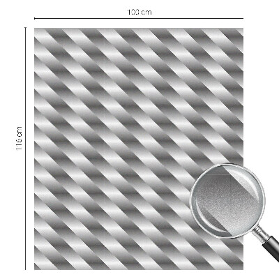 Vinilo para cristales opaco decorativo Rayas geométricas