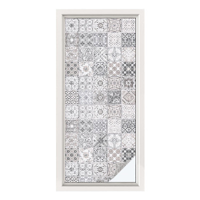 Vinilo ventana privacidad Patrones de mosaico