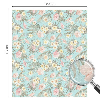 Vinilo ventana privacidad Patrón tropical